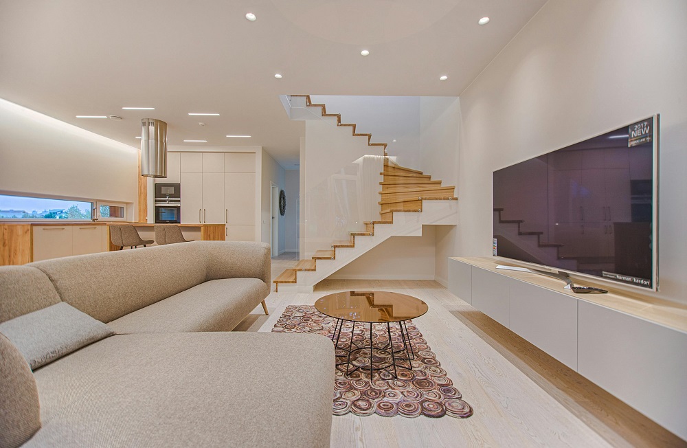 TV console for TV lounge