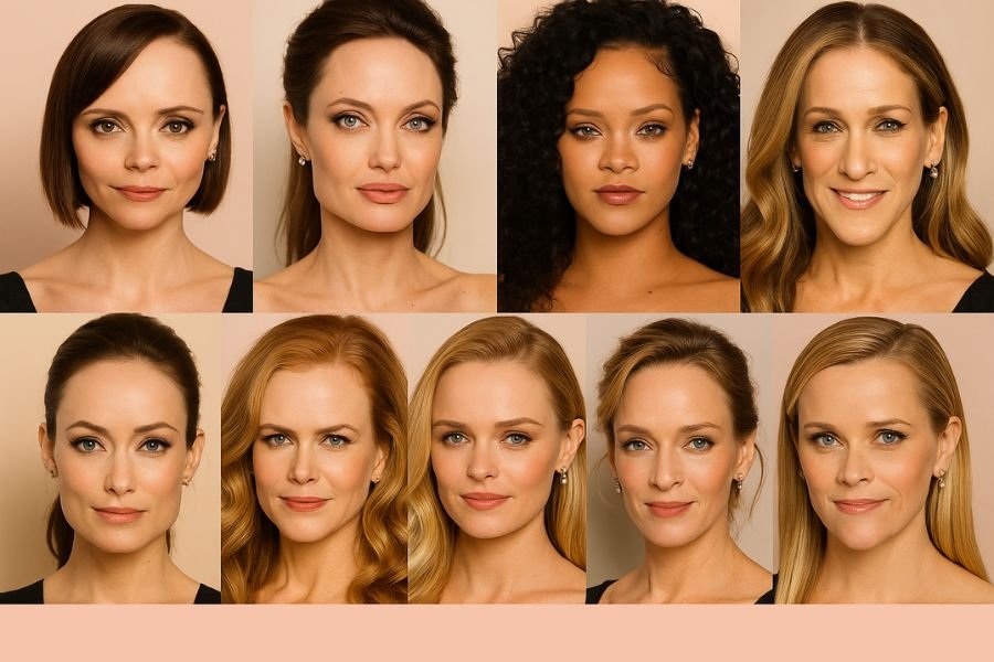 Actresses with Large Foreheads